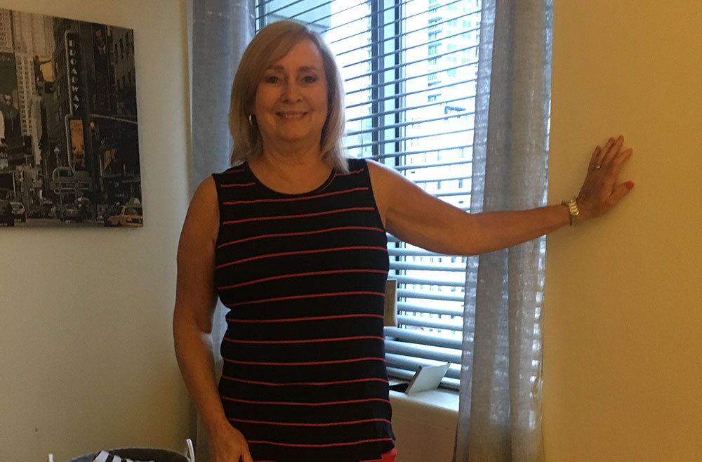 Lynn Morton, cosmetic services patient